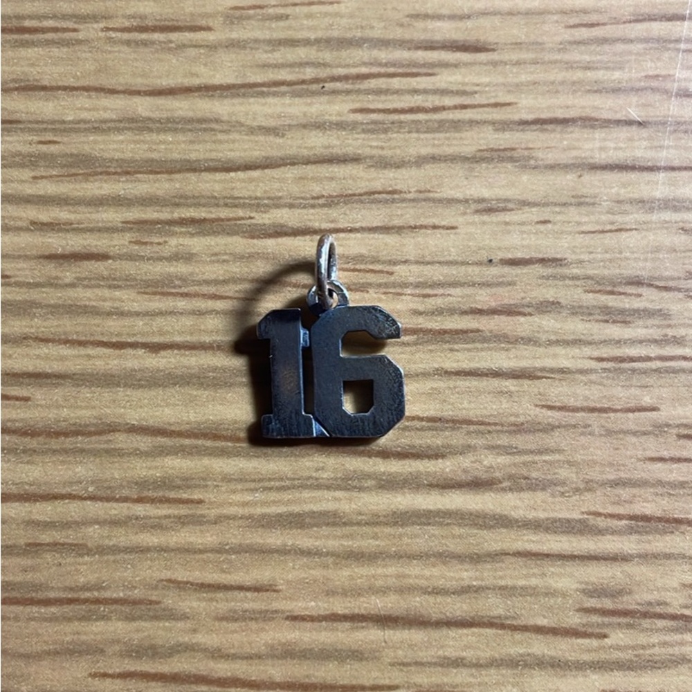 Silver Number 16 James Avery